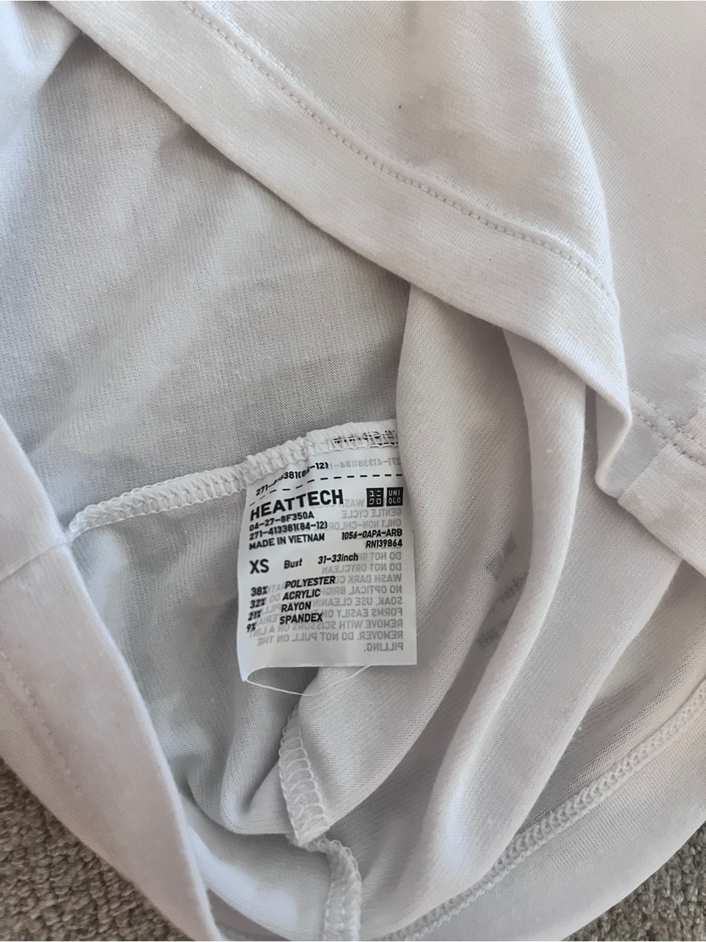 Lot Of 3 Alexander Wang X Uniqlo Women’s XS Long Sleeve Heat tech Shirts - Picture 5 of 8